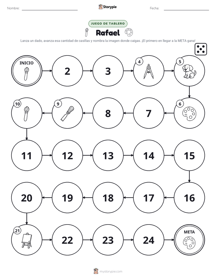 Juego de Rueda y Avanza