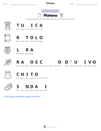 Anteprima della scheda stampabile di Platone