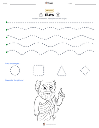 Plato printable worksheet preview