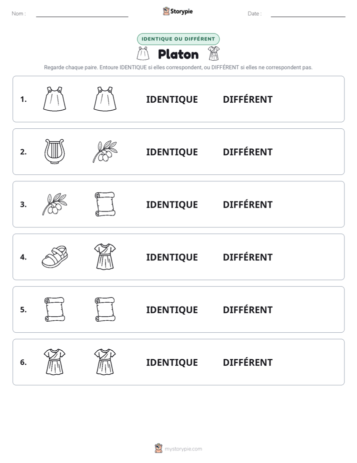 Identique ou Différent