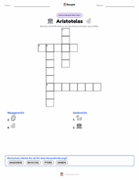 Aristoteles druckbare Arbeitsblatt Vorschau