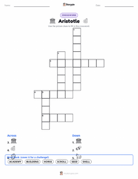 Aristotle printable worksheet preview
