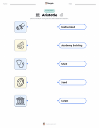 Aristotle printable worksheet for kids