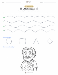Aristoteles afdrukbare werkblad voorbeeld