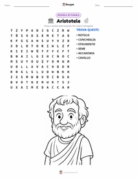 Anteprima della scheda stampabile di Aristotele