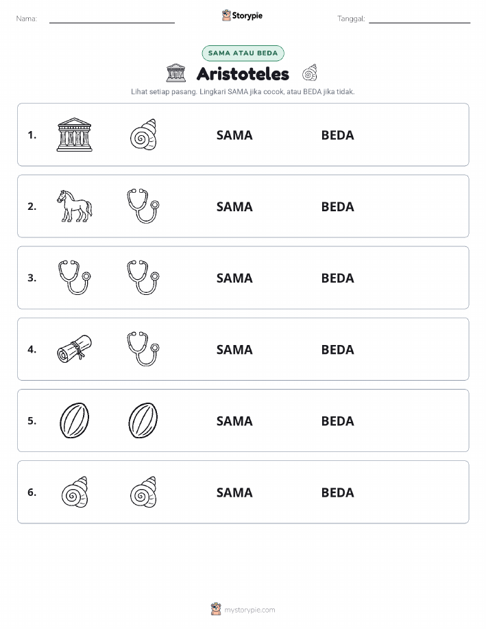 Sama atau Berbeda