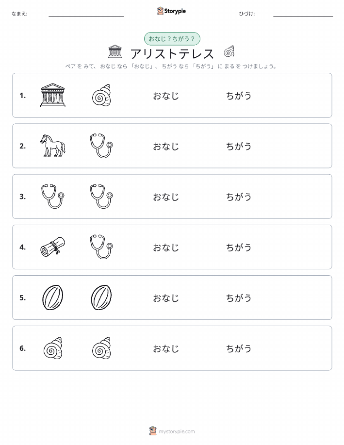 同じか違うか