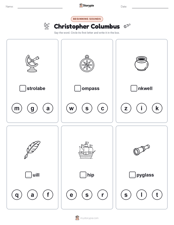 Beginning Sounds