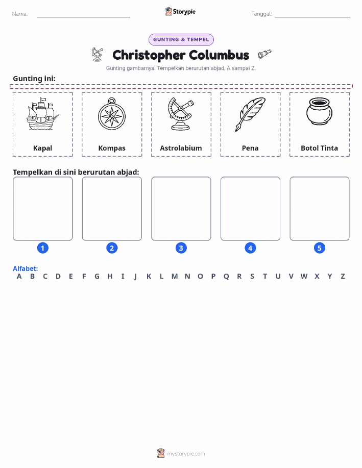 Potong & Tempel Huruf