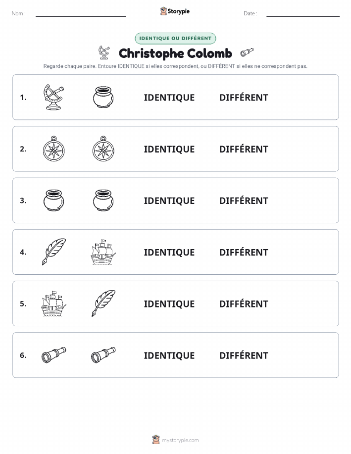 Identique ou Différent