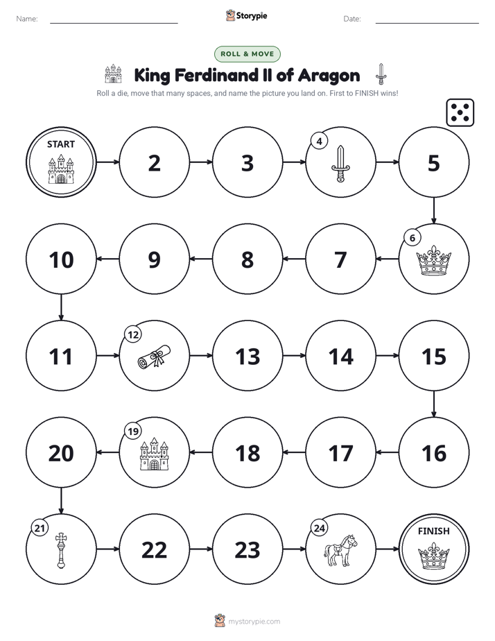 Roll & Move Game