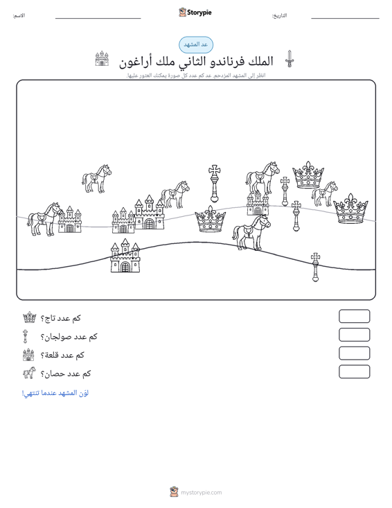 مشهد العد