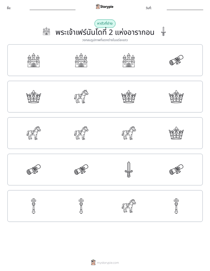 ตัวที่แตกต่าง