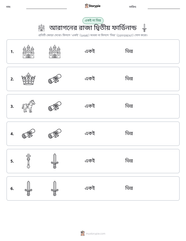 একই বা ভিন্ন