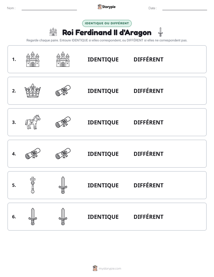 Identique ou Différent