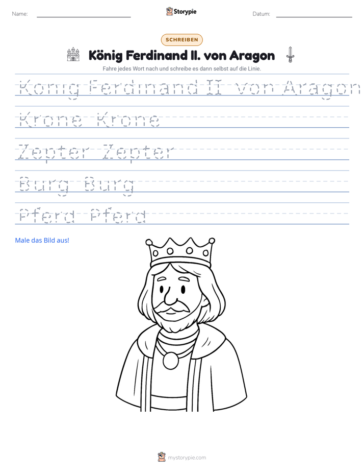 Schreibübung
