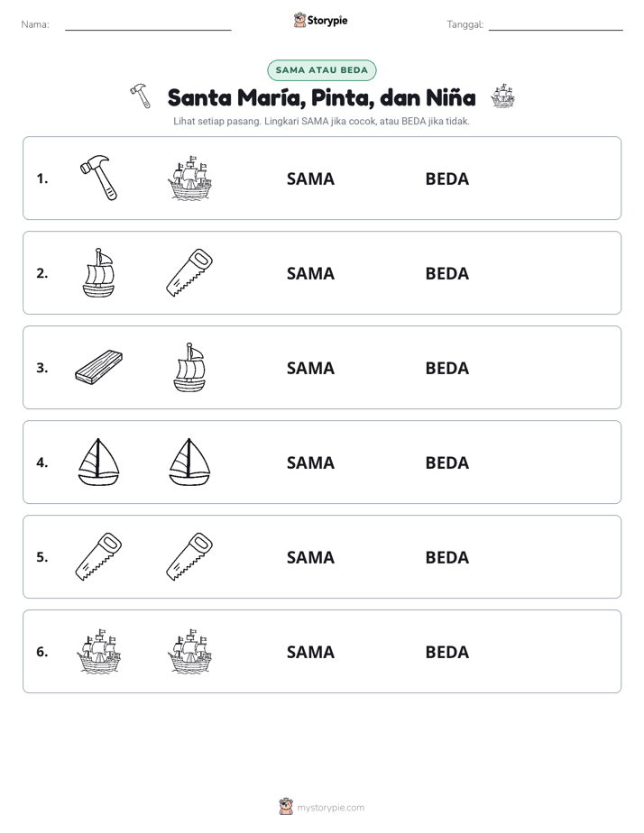 Sama atau Berbeda
