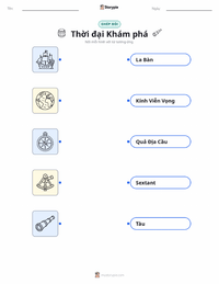 Tài liệu in sẵn Thời đại Khám phá cho trẻ em