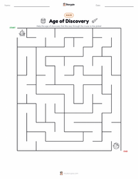 Age of Discovery printable worksheet preview