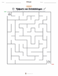 Tijdperk van de Ontdekkingsreizen afdrukbare werkblad voorbeeld
