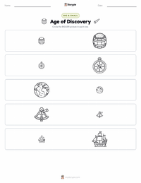 Age of Discovery printable worksheet preview