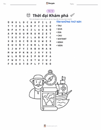 Xem trước tài liệu in sẵn Thời đại Khám phá
