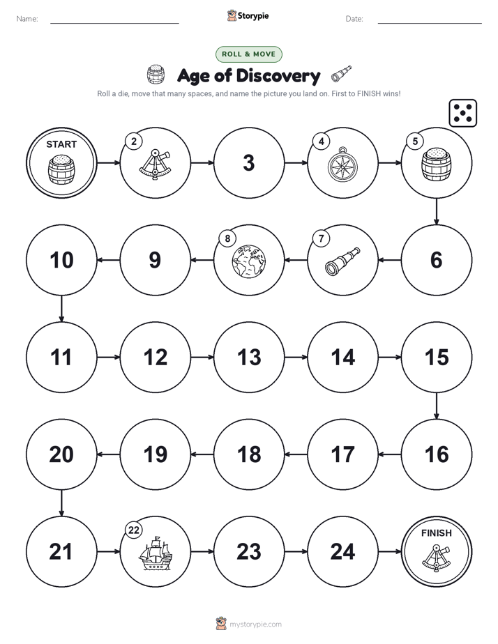 Roll & Move Game
