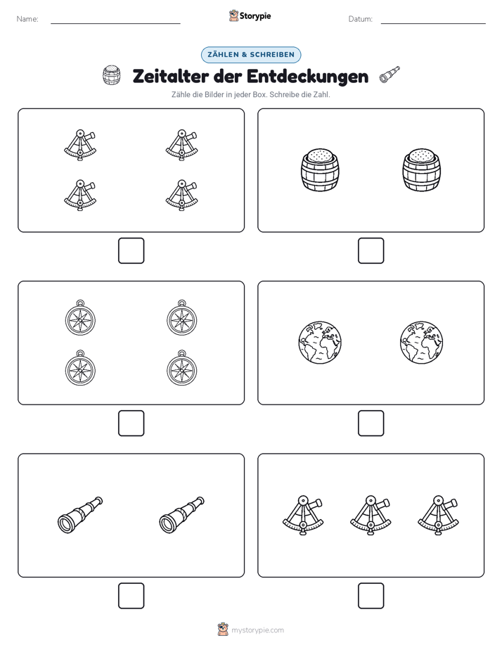 Zählen & Schreiben