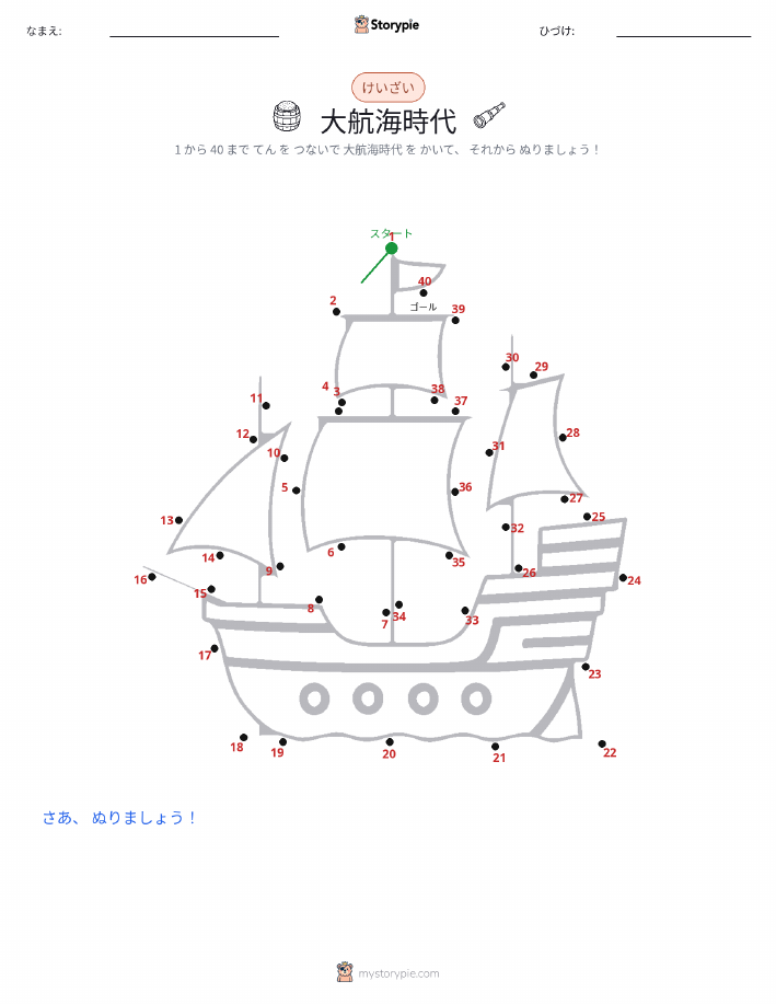 点つなぎ