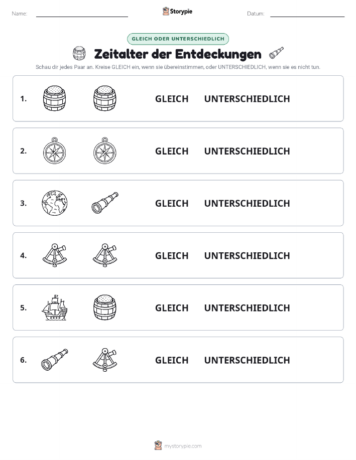Gleich oder Anders