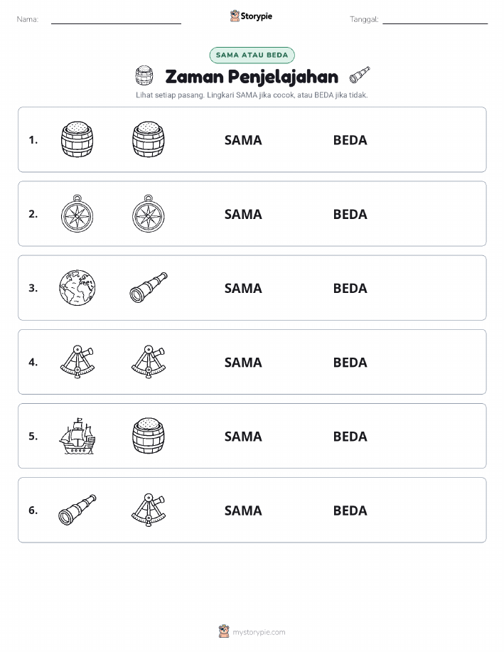 Sama atau Berbeda