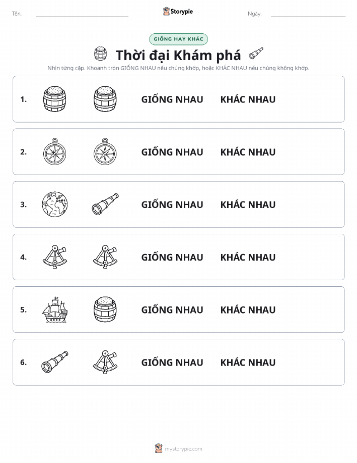 Giống Hay Khác