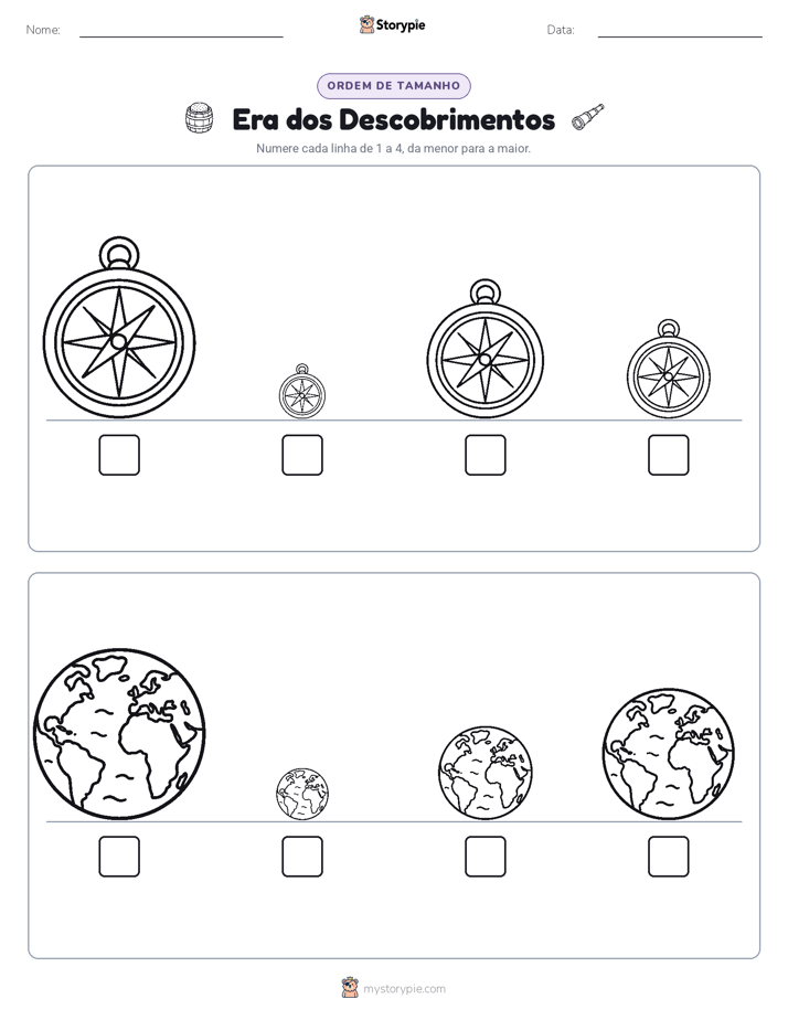 Ordem de Tamanho