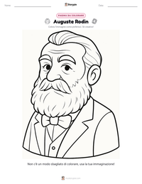 Anteprima della scheda stampabile di Auguste Rodin