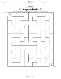 Anteprima della scheda stampabile di Auguste Rodin