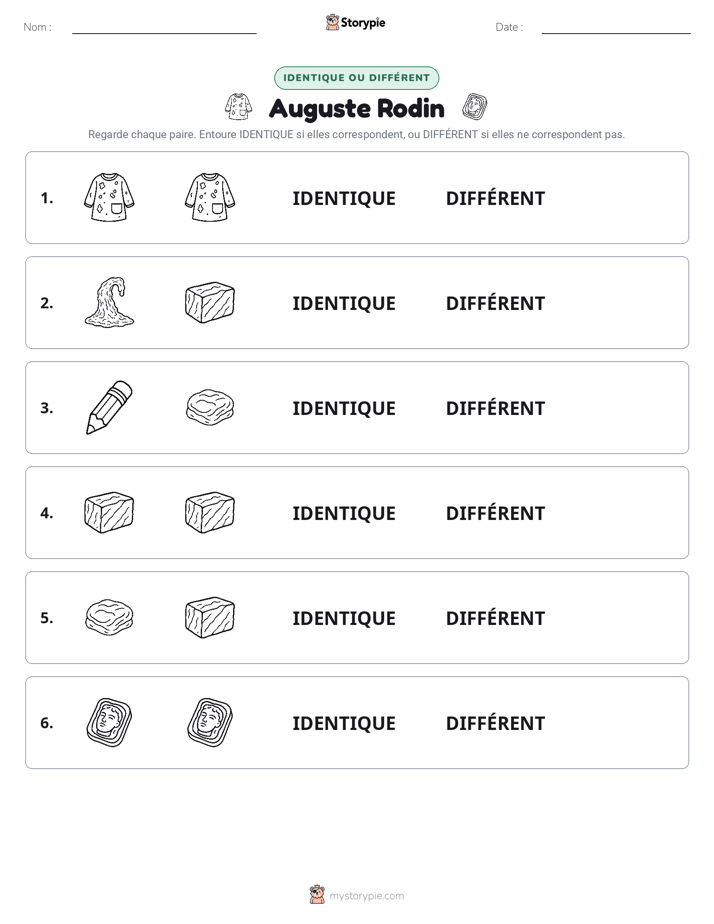 Identique ou Différent