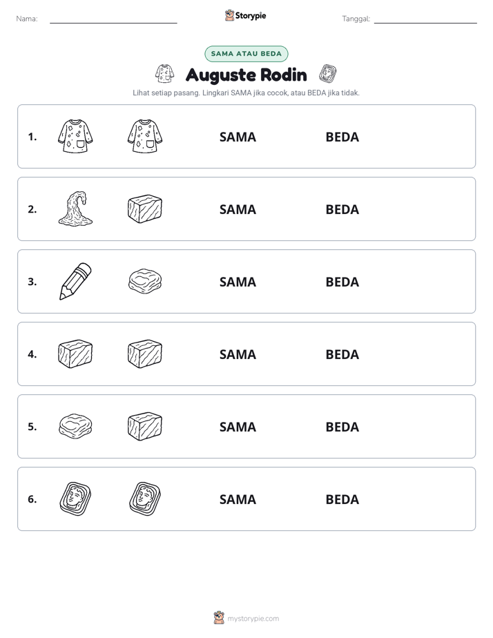 Sama atau Berbeda