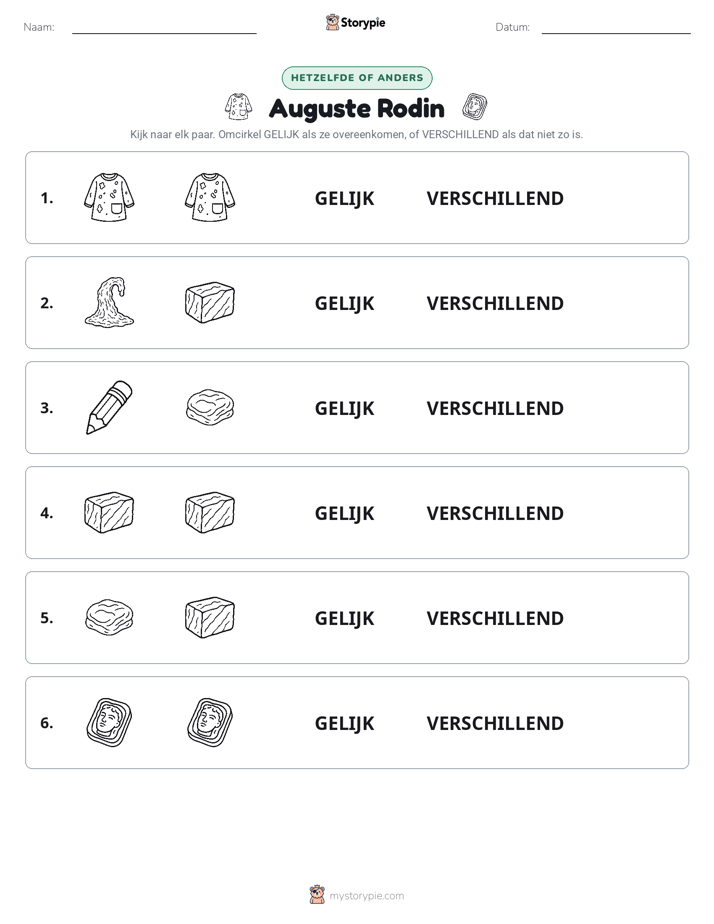 Zelfde of Verschillend