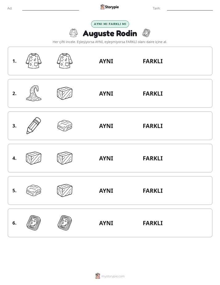 Aynı mı Farklı mı