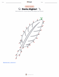 Aperçu de la feuille de travail imprimable Dante Alighieri