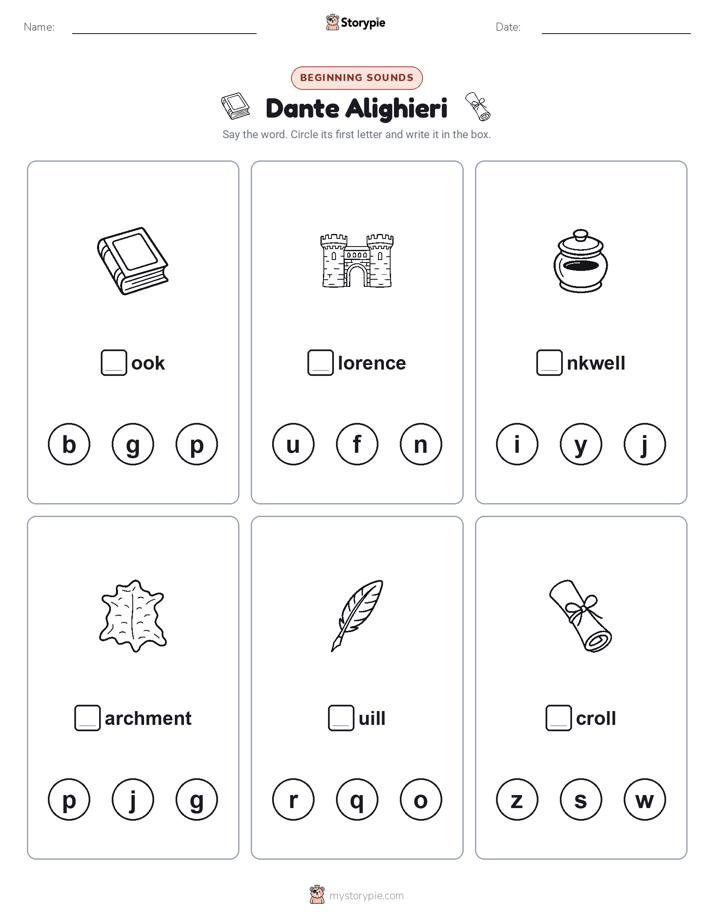 Beginning Sounds