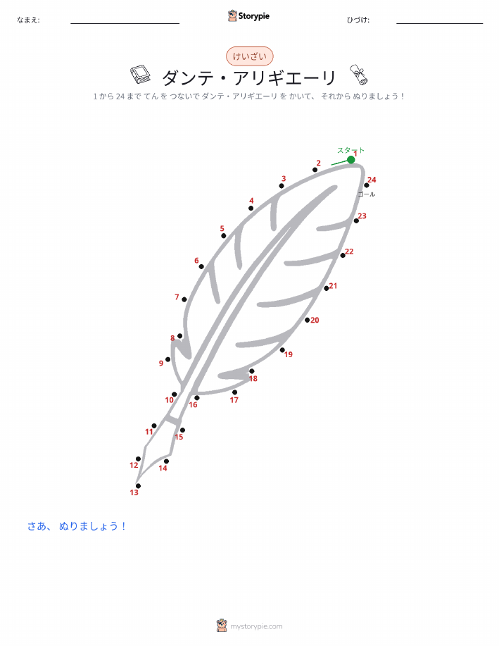 点つなぎ