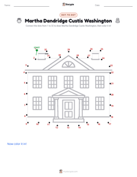 Martha Dandridge Custis Washington printable worksheet preview