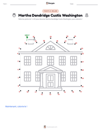 Aperçu de la feuille de travail imprimable Martha Dandridge Custis Washington