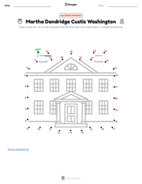 Podgląd drukowalnego arkusza ćwiczeń Martha Dandridge Custis Washington