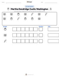 Martha Dandridge Custis Washington printable worksheet preview