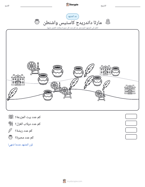 مشهد العد