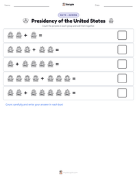 Presidency of the United States printable worksheet preview