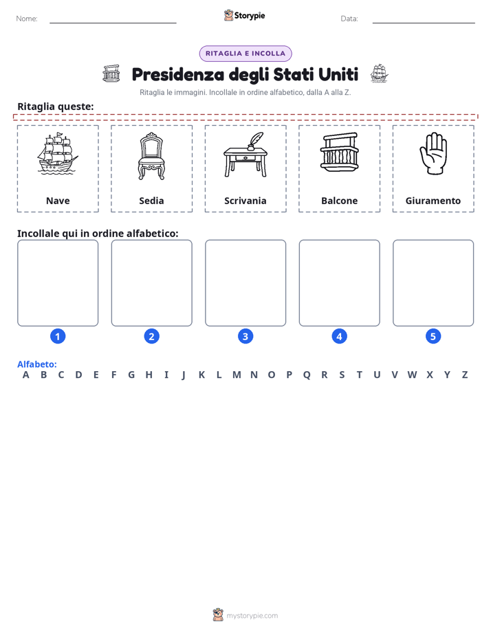 Taglia & Incolla Alfabeto