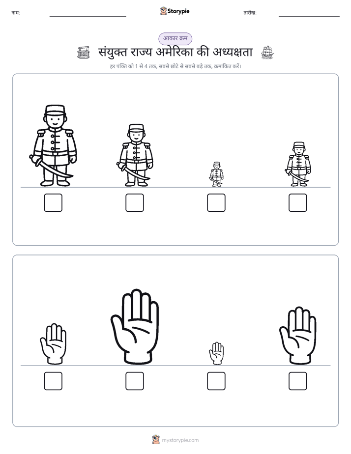 आकार क्रम